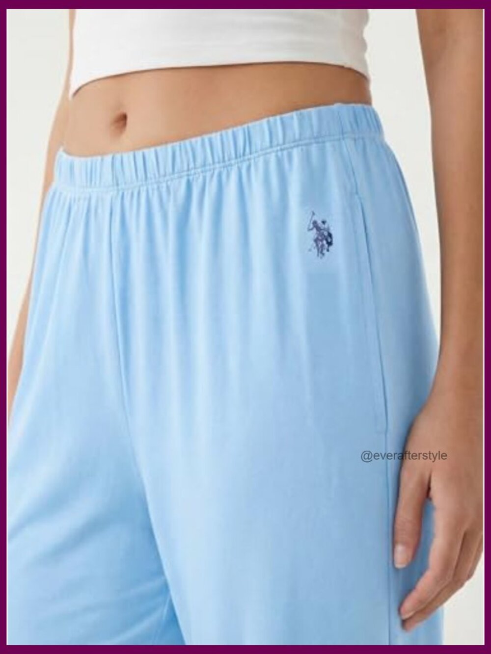 Wide Leg Lounge Pants with Pockets, Soft Pajama Pants - Picture 4 of 7